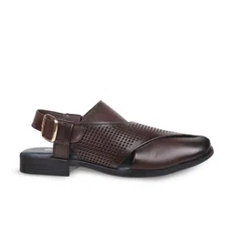 J.FONTINI Men Leather Shoe-Style Sandals image 4