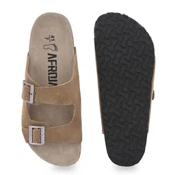 AfroJack Men Leather Comfort Sandals image 5