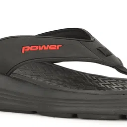 Power Men Black & Red Comfort Sandals image 2