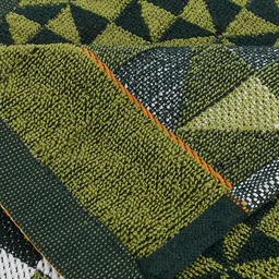 Kuber Industries Set Of 4 Green Printed 400 GSM Pure Cotton Bath Towels image 4