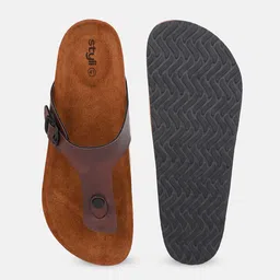 Styli Men Y-Strap Thick Sole Casual Sandals image 3