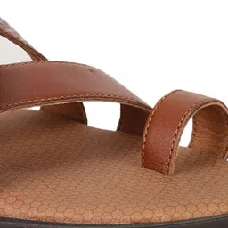 Hush Puppies Men Textured Leather Comfort Sandals image 5