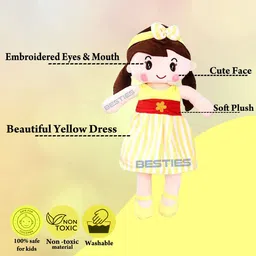 BESTIES Microfibre Filled Non-Allergic Doll Soft Toys and Dolls image 4