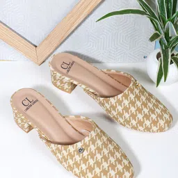 Carlton London Embellished Pointed Toe Block Pumps image 1