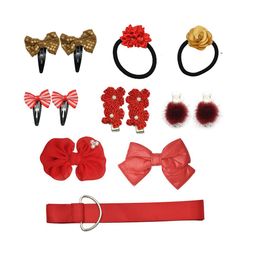 FUNKRAFTS Girls Set of 12 Embellished Hair Accessory-picture-8
