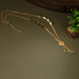 AanyaCentric Gold-Plated Beaded Brass Mangalsutra-picture-39