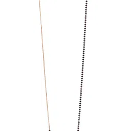 PANASH Gold-Plated Artificial Stones and Beads Mangalsutra image 2