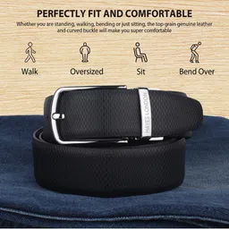 Hayes London Men Pack Of 2 Leather Reversible Formal Belt image 5