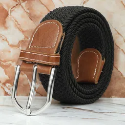 CRUSSET Men Textured Wide Canvas Belt-picture-26