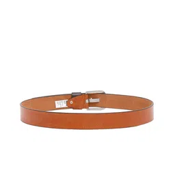 SPYKAR Men Tan Leather Belt image 2