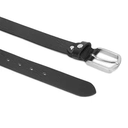 Urbano Plus Men Textured Slim Leather Belt image 3