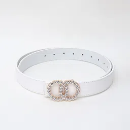 DressBerry Women Solid Push Pin Closure Belt image 3