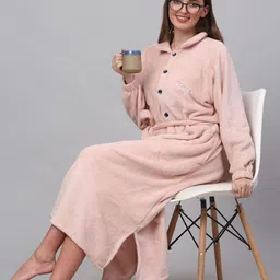 KLOTTHE Woolen Bath Robe With Belt image 2