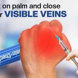 alexera vein finder Vein-Check Premium Vein Finder | US FDA APPROVED | Pediatric And Neonates Veins Finder (LED O shape Vein Finder-Multicolour) image 3