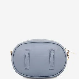 Black Spade Textured Structured Sling Bag With Quilted image 5