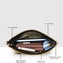 ESBEDA Textured Lightweight Dual Handle Sling Bag image 5