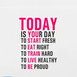 rawpockets White Today Motivational Quotes Wall Stickers-image-14