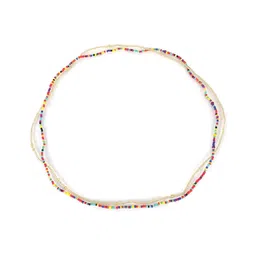 AQUASTREET Set Of 2 Gold & Black Beaded Beachwear Waistchains image 3