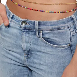 AQUASTREET Set Of 2 Gold & Black Beaded Beachwear Waistchains image 1