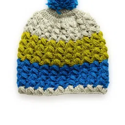 CHUTPUT Kids Pack of 2 Hand Knitted Woollen Crochet Cap image 4