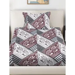 FABINALIV Multi-Color Ethnic Woollen Single Bedsheet with Pillow Cover image 2