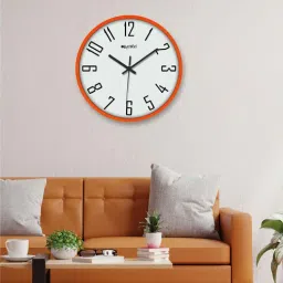 Theodore Orange ABS Plastic Wall Clock-image-96