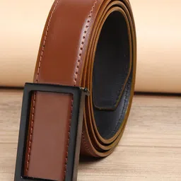 ZORO Men Tan PU Belt-picture-1