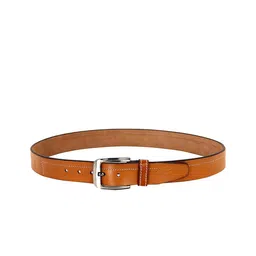Leather World Men Tan Leather Formal Belt-picture-27