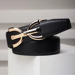 Kastner Men Black & Brown Textured Reversible Belt image 1