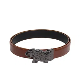 ZORO Men Tan PU Belt image 5