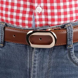 ZORO Men Tan PU Belt image 4