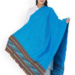 Exotic India Women Ethnic Motifs Embroidered Shawl-picture-31