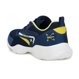 Campus Kids Navy Blue Solid Mesh Running Shoes image 2