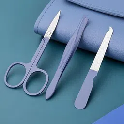 Awestuffs Set Of 16 Professional Nail Clippers Manicure & Pedicure Kit - Blue image 4