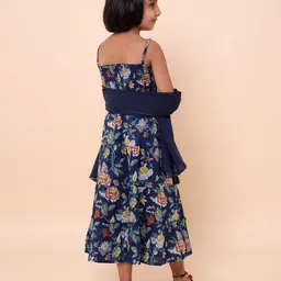 Sangria Girls Printed Pure-Cotton Lehenga Choli & Dupatta image 3