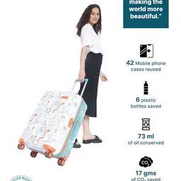 uppercase Hard-Sided Medium Trolley Suitcase image 3