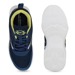 Campus Kids Navy Blue Solid Mesh Running Shoes image 4