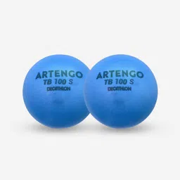 7cm Foam Tennis Ball TB100 Twin-Pack - Blue-image-94