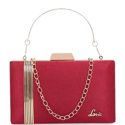 Lavie Synthetic Leather Box Clutch-picture-33
