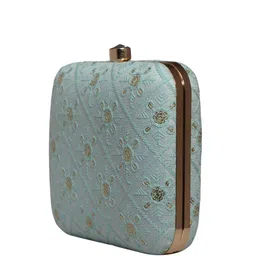 ARTKLIM Embroidered Box Clutch image 3