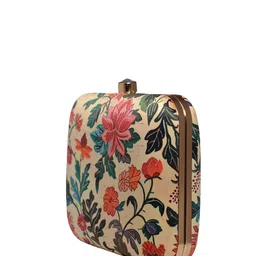 ARTKLIM Floral Printed Shoulder Strap Box Clutch image 3