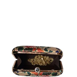 ARTKLIM Floral Printed Shoulder Strap Box Clutch image 5