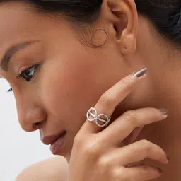 Ethnic Andaz Silver-Plated Adjustable Finger Ring-picture-32