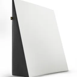 frido Full Back Memory Foam Bed Wedge 20 X 7 Inch In White & Black Colour-picture-18