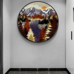 Autumn Evenings Canvas Art Prints In Black By The Artment image 1