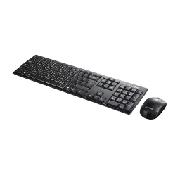 Lenovo 100 Wireless Keyboard & Mouse Combo (106 Keys, 1000 DPI, Spill Resistant, Black) image 2