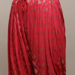 Biba Ethnic Motifs Embroidered V-Neck A-Line Kurta with Salwar & Dupatta image 3