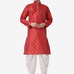 ROYAL KURTA Men Ethnic Motifs Printed Kurta with Dhoti Pants-picture-23