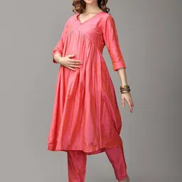 The Mom Store Maternity Empire Kurta With Salwar-picture-32