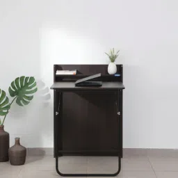 spacewood Kosmo MST Foldable Study Table in Fumed Oak Finish-picture-40